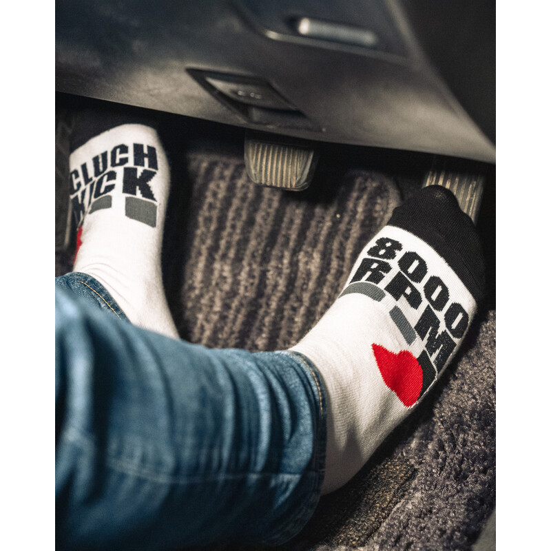DriftShop "Clutch Kick & 8000 RPM" Socks